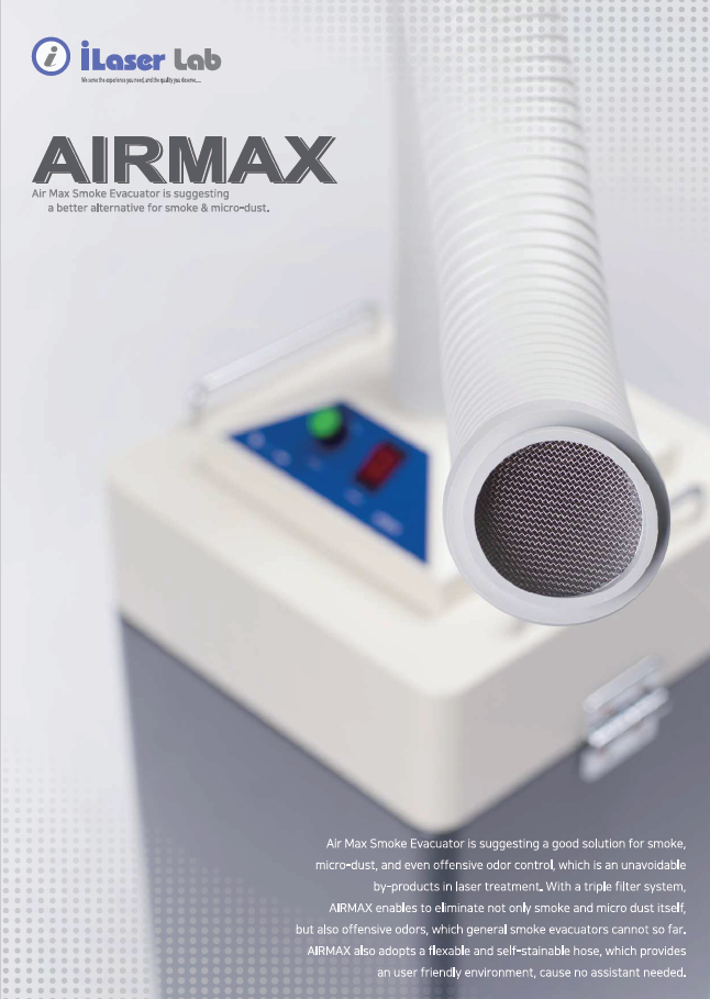 airmax smoke evacuator korea origin manufacturing triple filter